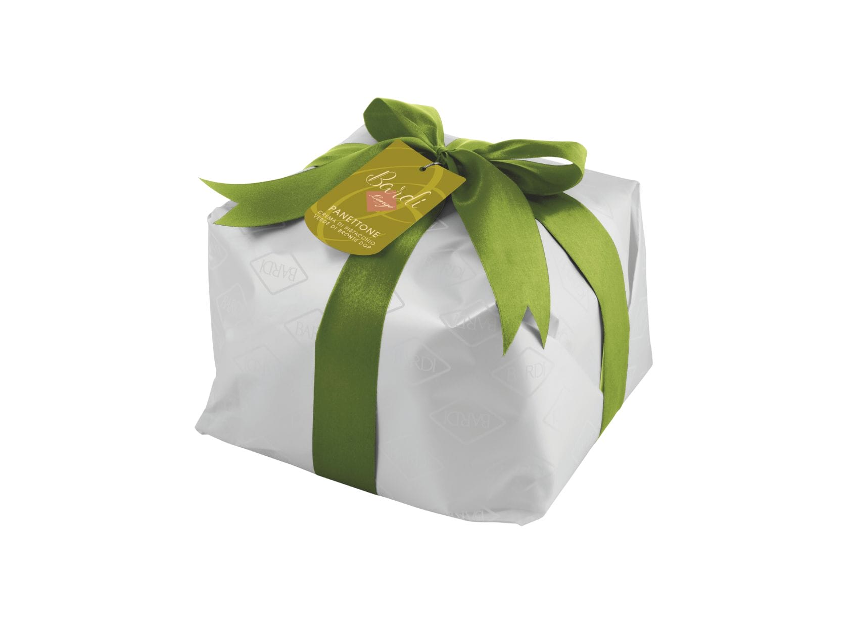 Panettone Bardi-Longo Con Pistacchio Verde Di Bronte DOP Kg 1 (Tipo Basso)