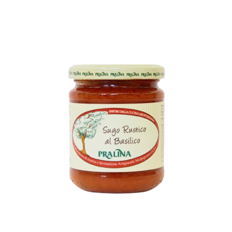 Sugo Rustico al Basilico vaso g 180 – Pralina