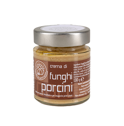 Crema di funghi porcini – Sapori di Montagna – Vaso 130 g