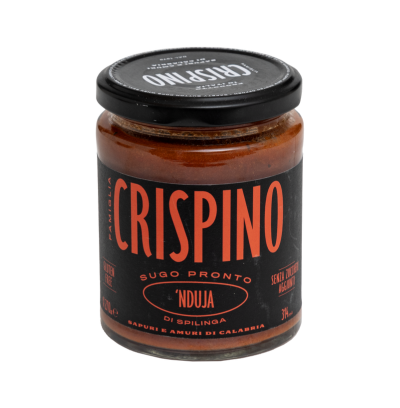 Sugo pronto alla Nduja di Spilinga “Sapuri e Amuri di Calabria”- Famiglia Crispino – 270 g